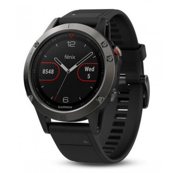 ساعت مچی ورزشی مدل Garmin – Fenix 5 Slate Gray with Black Band